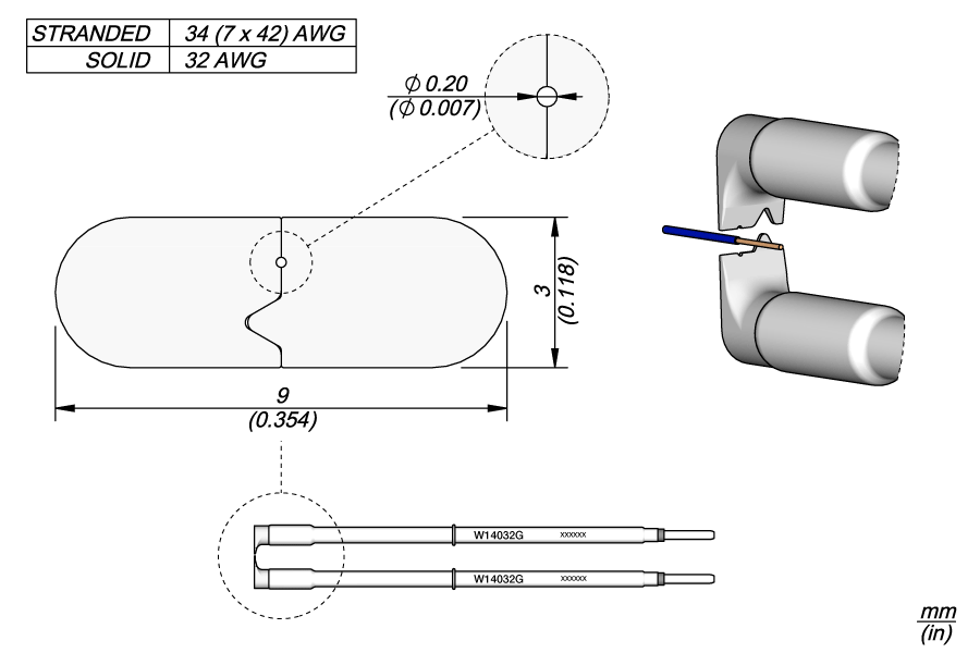 W14032G - 32G Cartridges Ø 0.20mm